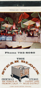 Steak Block, 494 Peralta at Cherry Lane, Fremont, California   